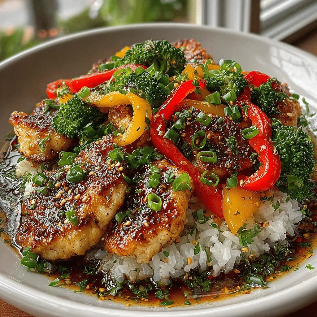 In the realm of home-cooked meals, few dishes resonate as deeply as a well-crafted stir-fry. The Flavorful One-Pan Chicken & Veggie Stir-Fry stands out not only for its vibrant colors and delectable taste but also for its remarkable convenience. Perfectly suited for busy weeknights when time is of the essence, this dish brings together tender chicken and a medley of fresh vegetables, all cooked harmoniously in a single pan. The beauty of this recipe lies in its simplicity and flexibility; it can be customized to suit your dietary preferences and what you have on hand, making it a versatile addition to your culinary repertoire.
