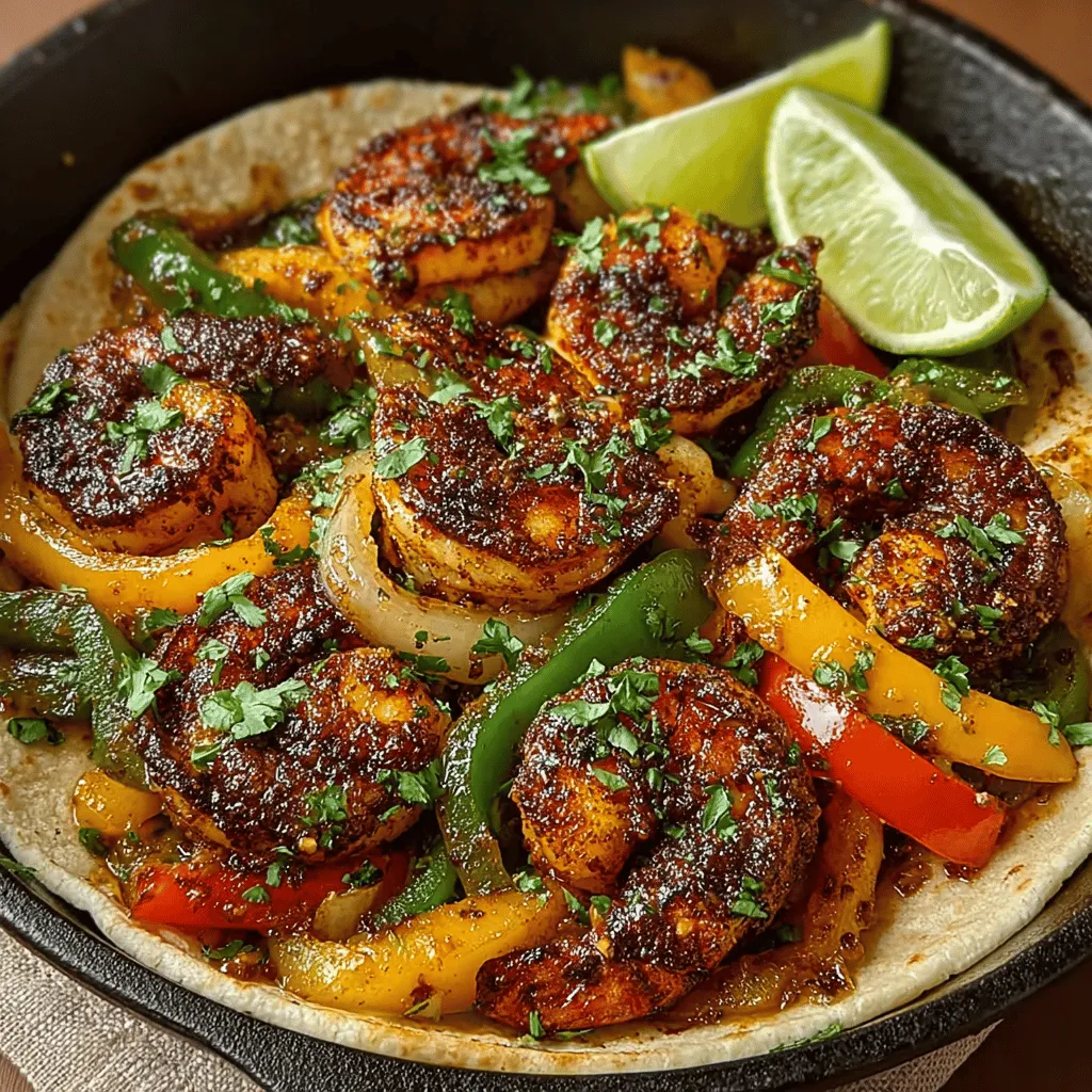 Fajitas have long captivated food lovers across the globe, celebrated for their versatility and vibrant presentation. Originating in the Tex-Mex cuisine of the United States, fajitas are a delightful way to showcase a variety of ingredients, all wrapped up in a warm tortilla. Whether served at a lively gathering or enjoyed as a quick weeknight meal, they bring an element of fun and flavor to the dining experience. Among the many variations of this beloved dish, Sizzling Skillet Shrimp Fajitas stands out, offering a quick and satisfying option for seafood enthusiasts and health-conscious eaters alike.