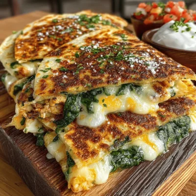 Cheesy Spinach and Chicken Quesadillas: A Detailed Guide to Deliciousness