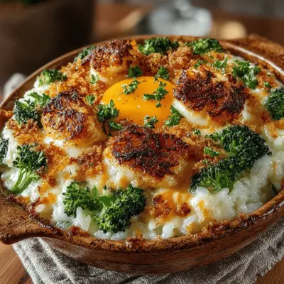 Cozy Cheesy Broccoli Rice Casserole