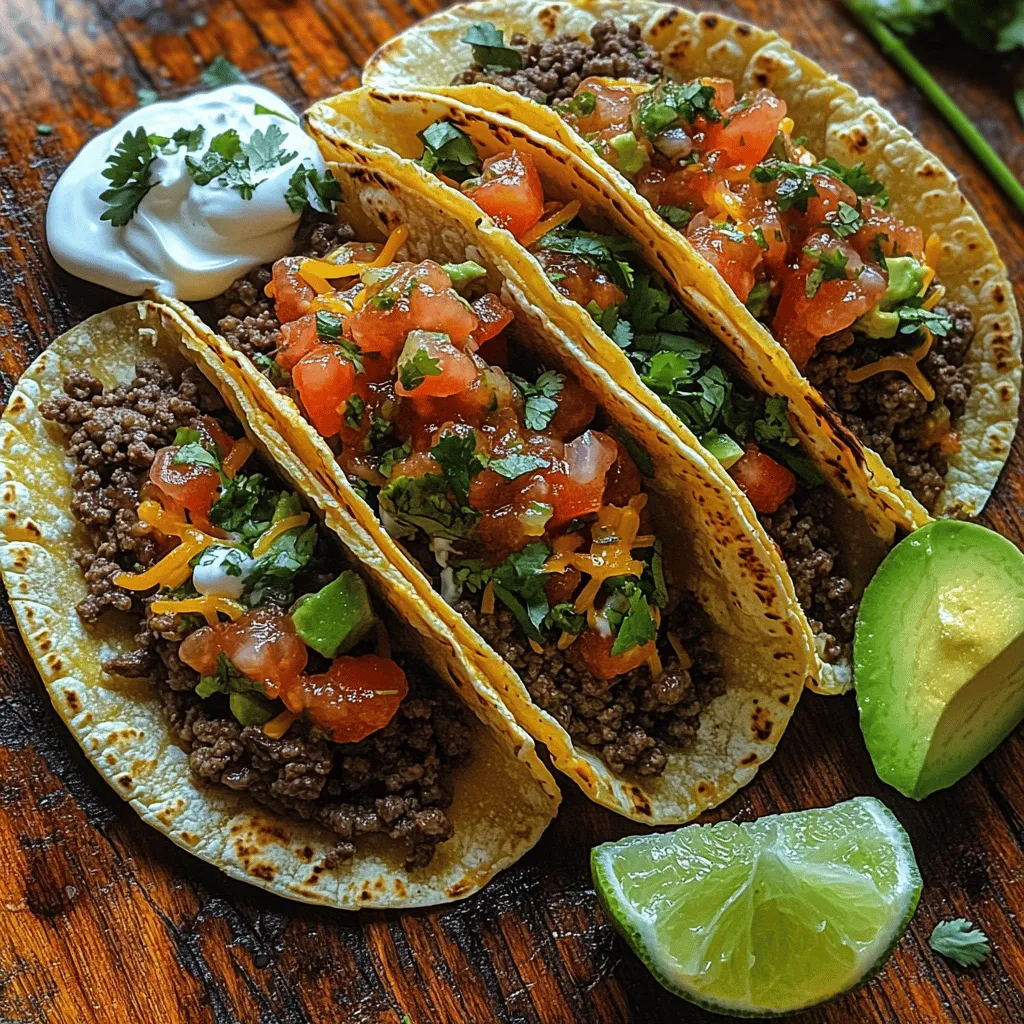 Tacos have become a culinary sensation across the globe, celebrated for their versatility and ability to cater to diverse palates. From street vendors in Mexico to gourmet restaurants in the United States, tacos have transcended their humble origins to become a beloved dish in various cuisines. Their popularity can be attributed to the endless combinations of flavors and textures that can be packed into a simple tortilla. Among the vast array of taco options, Spicy Zesty Beef Tacos stand out as a delicious and easy-to-make dish that is perfect for any occasion, whether it's a weekend gathering with friends or a quick weeknight dinner.