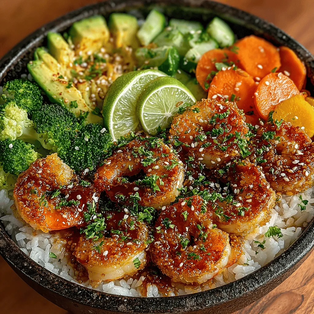 When it comes to creating a meal that is both satisfying and bursting with flavor, the Sweet & Savory Honey Garlic Shrimp Bowls stand out as a remarkable choice. This dish artfully combines succulent shrimp with a delightful medley of fresh vegetables, all drizzled with a rich, savory sauce that balances sweetness and umami. The appeal of this recipe lies not only in its vibrant taste but also in its versatility, making it an excellent option for weeknight dinners or special occasions.