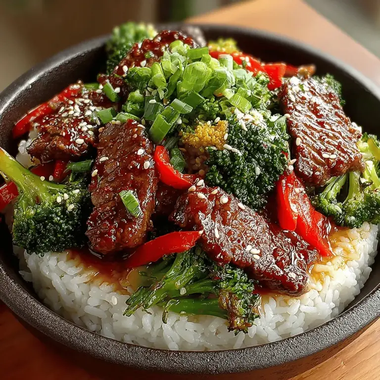 Beef and broccoli is a beloved classic in Asian cuisine, particularly within the realm of Chinese-American dining. This dish captivates palates with its harmonious blend of tender beef, vibrant green broccoli, and a savory sauce that brings all the flavors together. The appeal of Beef & Broccoli Bliss lies in its simplicity, health benefits, and the ease with which it can be prepared at home. This recipe not only delivers on taste but also offers a nutritious meal option that is packed with protein and vitamins. Whether you're looking to impress family and friends or simply enjoy a hearty meal, Beef & Broccoli Bliss is sure to satisfy.