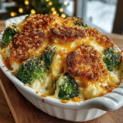 Cheesy Broccoli and Rice Casserole Delight