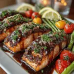 In the realm of culinary delights, few dishes capture the essence of balance as beautifully as Sweet Harmony Salmon. This recipe takes center stage with its delightful honey mustard glaze that seamlessly combines sweetness and tang, enhancing the natural richness of the salmon. When paired with a vibrant medley of fresh vegetables, including asparagus, cherry tomatoes, and bell peppers, this dish not only tantalizes the taste buds but also promotes a healthy lifestyle.