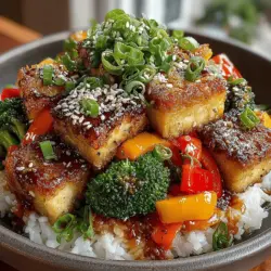 Colorful Tofu Veggie Stir-Fry: A Delicious and Nutritious Meal