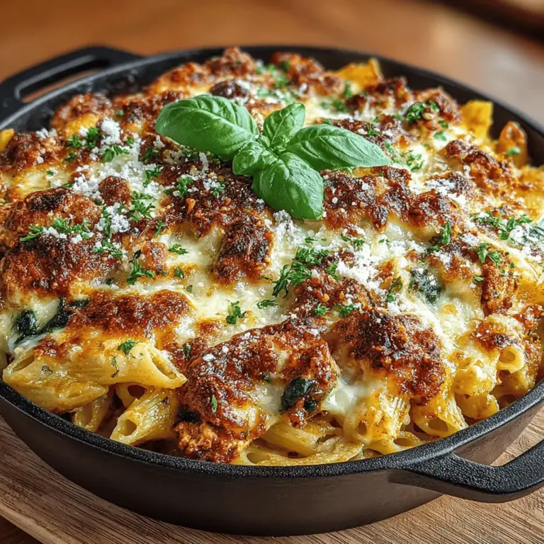 When it comes to comforting, hearty meals, few dishes can rival the allure of a pasta bake. The Cheesy Spinach and Chicken Pasta Bake is a prime example, combining a medley of flavors and textures that promise to satisfy even the pickiest eaters. With its rich, cheesy goodness, nutritious spinach, and tender chicken, this dish is not only delicious but also an excellent option for family dinners or meal prep.