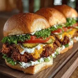 Crispy Delight Golden Fried Chicken Sandwiches