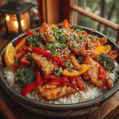 Sizzling Citrus Chicken and Veggie Stir-Fry Recipe