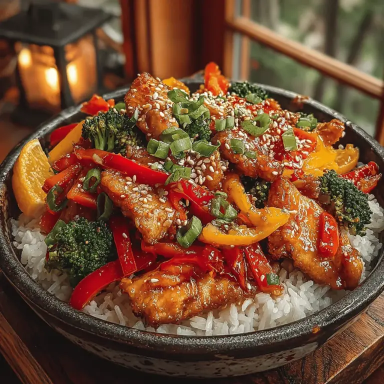 In today's fast-paced world, finding a healthy and delicious meal that can be whipped up in no time is essential for many home cooks. For those looking to satisfy their cravings without sacrificing their health, the Sizzling Citrus Chicken and Veggie Stir-Fry emerges as a standout choice. This vibrant dish is not only visually appealing but also brimming with flavor and nutrients, making it a perfect fit for busy weeknights or lively family gatherings.
