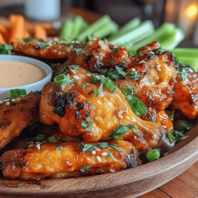 Spicy Maple Glazed Chicken Wings