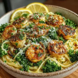- 8 ounces of pasta (spaghetti or any preferred type) - 1 pound of shrimp, peeled and deveined - 2 cups of fresh broccoli florets - 3 tablespoons of olive oil - 3 cloves of garlic, minced - Salt and pepper to taste - Red pepper flakes (optional, for a spicy kick) - Fresh parsley for garnish (optional)