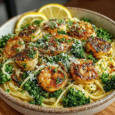 Shrimp & Broccoli Pasta Delight