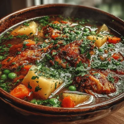 Cozy Comfort Chicken & Veggie Soup: A Heartwarming Recipe for Any Season