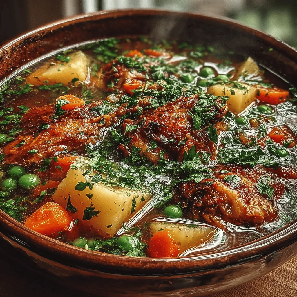 When the weather turns chilly or life feels overwhelming, there's nothing quite like a warm bowl of soup to provide comfort and nourishment. Comfort food has a unique ability to wrap us in a sense of well-being, and few dishes exemplify this more than a homemade soup. The Cozy Comfort Chicken & Veggie Soup is a perfect example, offering a delightful combination of tender chicken, vibrant vegetables, and rich flavors that warm both the body and soul. Not only is this soup easy to make, but it is also packed with wholesome ingredients that promote health and wellness. Let’s dive into the ingredients and preparation steps that will guide you through creating this heartwarming dish.