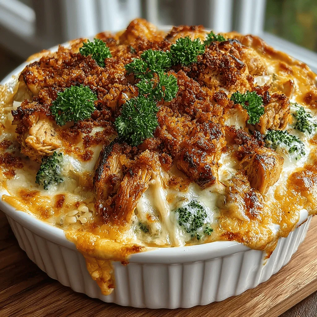 When it comes to comfort food, few dishes are as beloved as casseroles. The Cheesy Chicken & Broccoli Delight stands out as a family-friendly meal that beautifully combines convenience, nutrition, and flavor. This recipe is a perfect balance of protein, vibrant vegetables, and rich cheese, making it an enticing choice for both children and adults alike. With its creamy texture and hearty ingredients, this delightful casserole is sure to become a staple in your household.