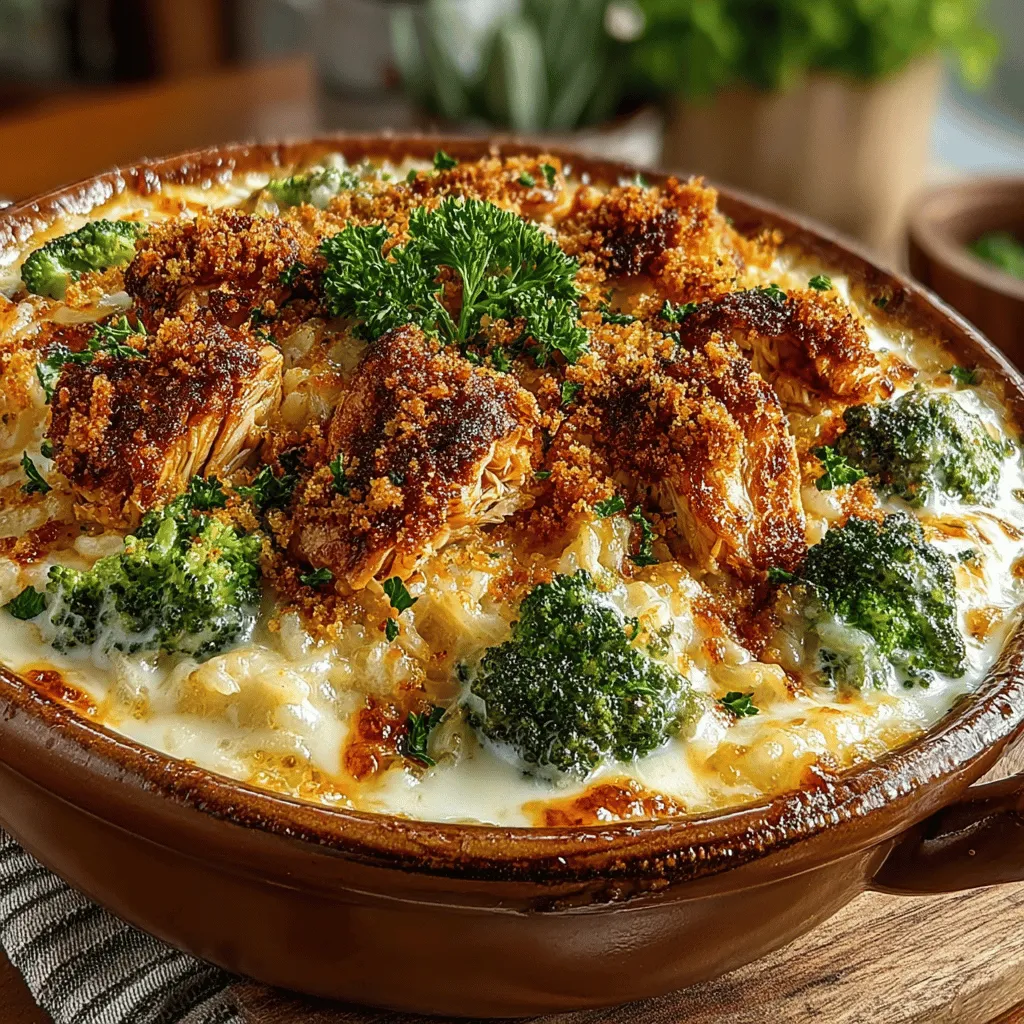 In the realm of comfort food, few dishes can compete with a creamy, cheesy chicken and broccoli rice casserole. This dish not only serves as a delightful family meal but also incorporates nutritious ingredients like chicken, broccoli, and rice, making it a well-rounded option. With its velvety texture and rich flavors, the Creamy Cheesy Chicken & Broccoli Rice Casserole is perfect for weeknight dinners or feeding a crowd. In this article, we’ll delve into the details of this recipe, exploring its ingredients, preparation methods, and the comforting benefits of each component.