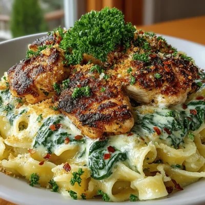 Creamy Chicken and Spinach Pasta: A Delightful Comfort Food Recipe