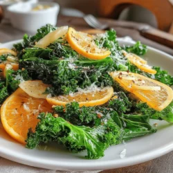 Zesty Garlic Lemon Kale Delight: A Flavorful Green Side Dish