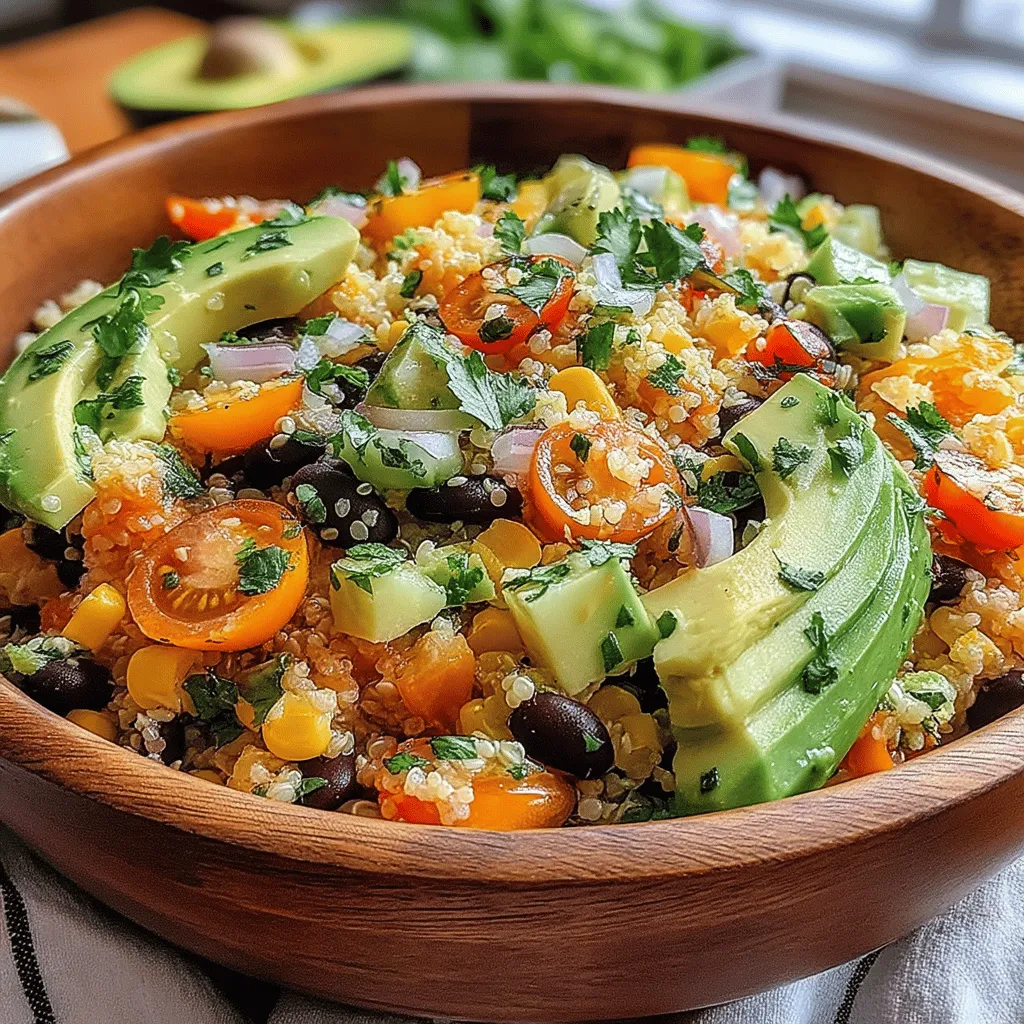 In a world where health-conscious eating meets culinary creativity, the Zesty Quinoa & Black Bean Salad stands out as a colorful, nutritious option that satisfies both the palate and the body. This delightful dish combines the protein-packed goodness of quinoa and black beans with fresh, vibrant vegetables, making it an ideal choice for a light lunch, a hearty side, or a refreshing picnic staple. Packed with essential nutrients and bold flavors, this salad is not only easy to prepare but also a feast for the eyes. In this article, we will explore the ingredients, preparation steps, and nutritional benefits of this showcase recipe.