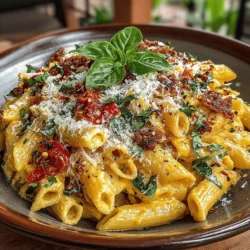Discover the Delight of Creamy Tomato Basil Bliss: A Comforting Pasta Recipe