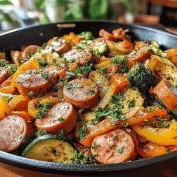 Savory Kielbasa & Colorful Veggie Stir-Fry