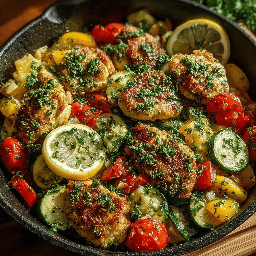 One-Pan Chicken & Rainbow Veggies Delight is a vibrant and nutritious dish perfect for those seeking a quick yet wholesome meal. The appeal of this recipe lies in its simplicity and convenience, making it an ideal choice for busy weeknights when time is of the essence. With just one pan required, you can minimize cleanup while enjoying a colorful medley of vegetables paired with tender, juicy chicken.