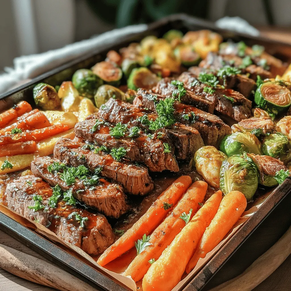 Balsamic Bliss Beef & Veggie Fiesta is a vibrant and flavorful dish that brings together marinated flank steak and an array of roasted vegetables. This recipe not only tantalizes your taste buds but also offers a feast for the eyes with its colorful presentation. The combination of rich balsamic vinegar and fresh produce creates a delightful symphony of flavors that makes it a perfect choice for family dinners or gatherings.