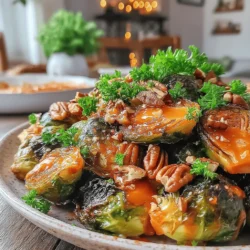 Air Fryer Maple Glazed Brussels Sprouts