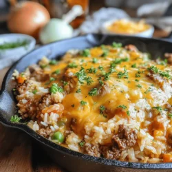 Cheesy Beef and Rice Delight Recipe