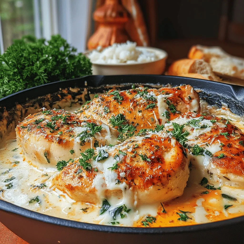 If you're looking for a comforting and flavorful dish that can be whipped up in no time, the Creamy Herb Chicken Skillet is just the recipe you need. This delectable meal features tender chicken breasts smothered in a rich and creamy herb sauce that elevates the dish to a whole new level. Perfect for weeknight dinners or special occasions, this recipe is sure to impress your family and guests alike.