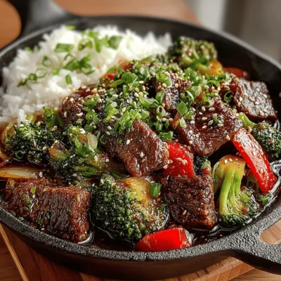 One-Pan Beef and Broccoli Stir-Fry Delight