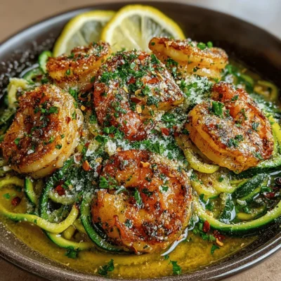 Zesty Shrimp & Zucchini Noodle Delight