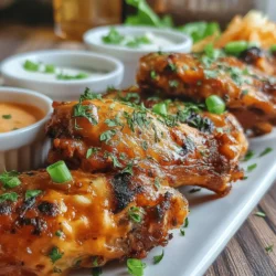 Spicy Cajun chicken wings are a culinary delight that combines bold flavors and a satisfying crunch, making them a favorite for many. The irresistible blend of spices and seasonings paired with the tender meat creates a mouthwatering experience that is hard to resist. These wings are not only delicious but also perfect for any occasion, whether it's a casual gathering with friends or an exciting game day feast.