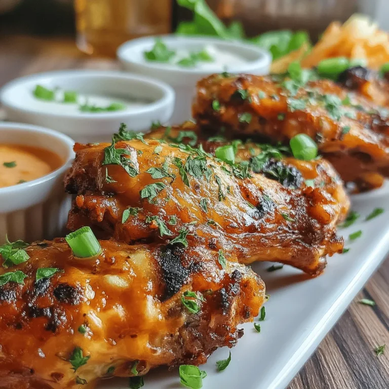 Spicy Cajun chicken wings are a culinary delight that combines bold flavors and a satisfying crunch, making them a favorite for many. The irresistible blend of spices and seasonings paired with the tender meat creates a mouthwatering experience that is hard to resist. These wings are not only delicious but also perfect for any occasion, whether it's a casual gathering with friends or an exciting game day feast.