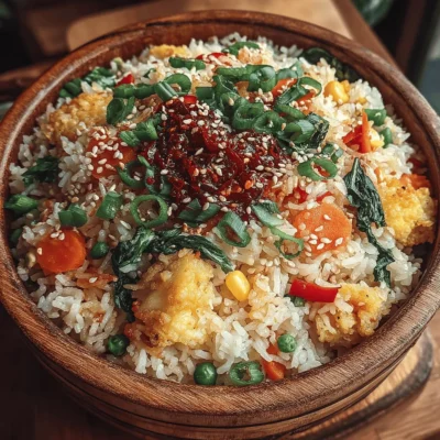 Sizzling Rainbow Veggie Fried Rice: A Colorful Delight for Your Palate
