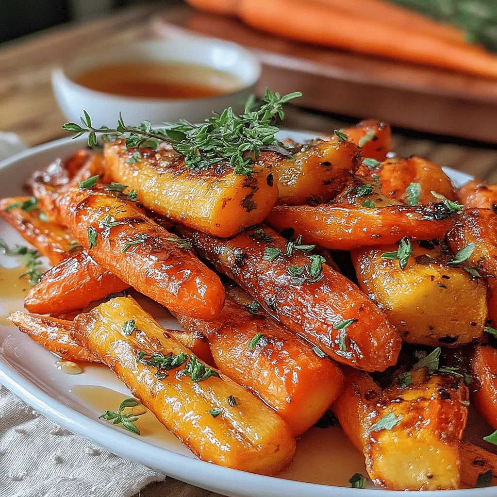 Sweet & Savory Maple-Glazed Carrots are a delightful side dish that perfectly balances the natural sweetness of carrots with the rich flavor of pure maple syrup. This dish not only elevates your meal but also adds a vibrant pop of color to your plate. The combination of sweet and savory elements makes it an irresistible addition to any dining occasion.