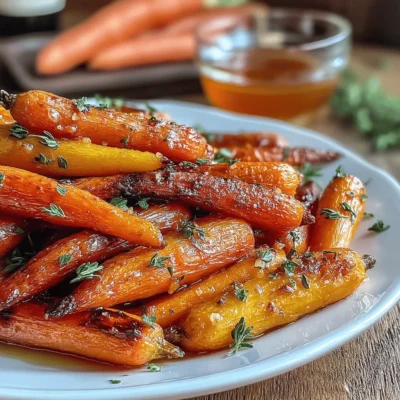 Sweet & Savory Maple-Glazed Carrots