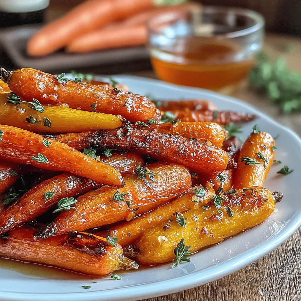 Sweet & Savory Maple-Glazed Carrots are a delightful side dish that perfectly balances the natural sweetness of carrots with the rich flavor of pure maple syrup. This dish not only elevates your meal but also adds a vibrant pop of color to your plate. The combination of sweet and savory elements makes it an irresistible addition to any dining occasion.