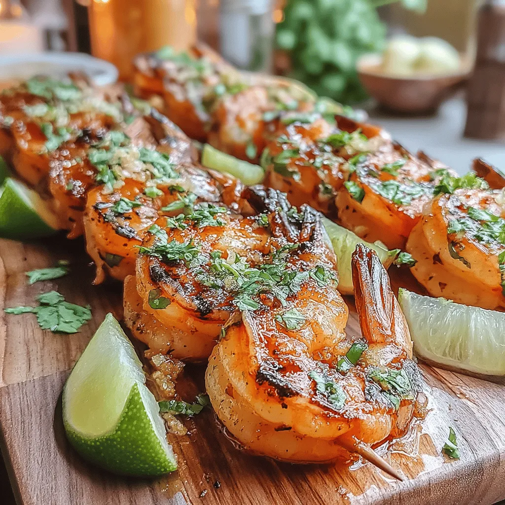 Grilled shrimp is a culinary delight that brings together the freshness of seafood and the vibrant flavors of zesty marinades. This Zesty Chili Lime Grilled Shrimp recipe offers a quick and delicious meal option that fits perfectly into today's fast-paced lifestyle. With the bright notes of chili and lime, this dish is not only easy to prepare but also bursting with flavor.