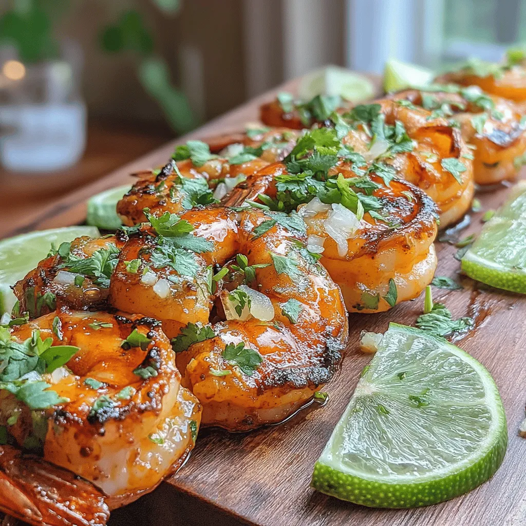 Grilled shrimp is a culinary delight that brings together the freshness of seafood and the vibrant flavors of zesty marinades. This Zesty Chili Lime Grilled Shrimp recipe offers a quick and delicious meal option that fits perfectly into today's fast-paced lifestyle. With the bright notes of chili and lime, this dish is not only easy to prepare but also bursting with flavor.