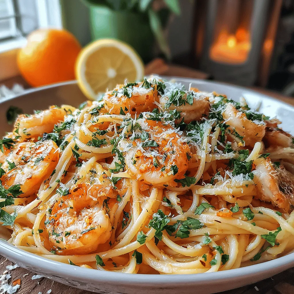 Zesty Lemon Garlic Shrimp Pasta is a delightful dish that perfectly marries the bright flavors of lemon and garlic with succulent shrimp. This recipe features tender pasta tossed in a savory sauce that highlights the freshness of its ingredients, making it a standout choice for any meal.