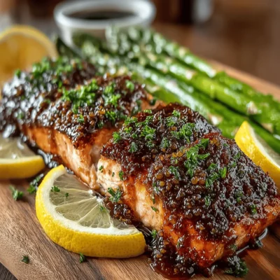Honey Mustard Glazed Salmon with Asparagus: A Deliciously Healthy Dinner Recipe