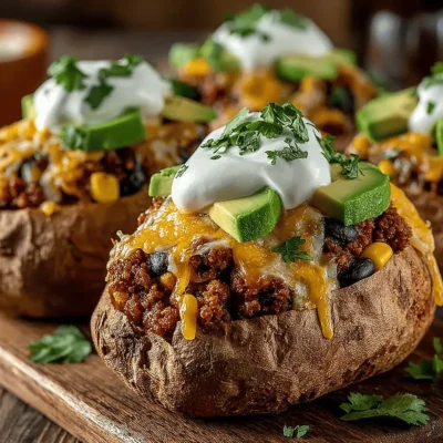 Taco-Stuffed Sweet Potatoes