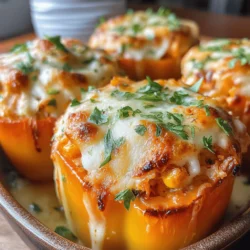 Easy Breezy Stuffing Stuffed Peppers