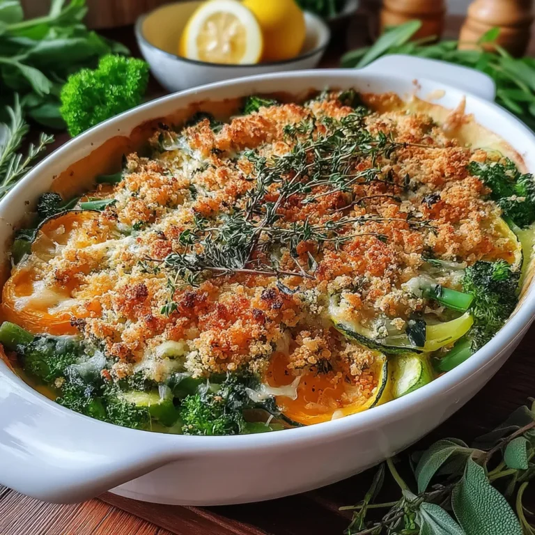 Healthy comfort food is not just a trend; it’s a lifestyle choice that allows you to indulge in delicious flavors while nourishing your body. The Cheery Sage Thyme Lush Green Casserole embodies this philosophy perfectly, blending a medley of fresh greens with creamy cheese for a dish that’s both satisfying and nutritious. Ideal for family dinners or gatherings, this casserole is sure to become a staple on your table.