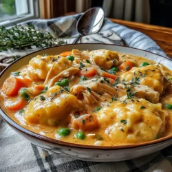 Cozy Creamy Chicken & Dumpling Stew