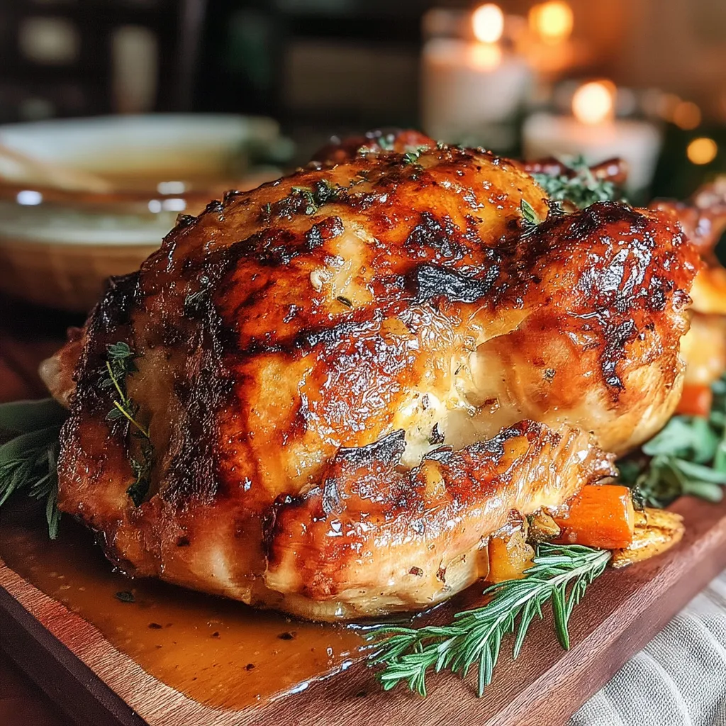 Turkey has long been a staple in festive meals, symbolizing warmth and togetherness during seasonal celebrations. The tradition of serving turkey, especially during Thanksgiving, brings families together, creating lasting memories around the dining table. This year, elevate your turkey game with a unique twist by trying the Maple Herb Roasted Farm Turkey recipe.