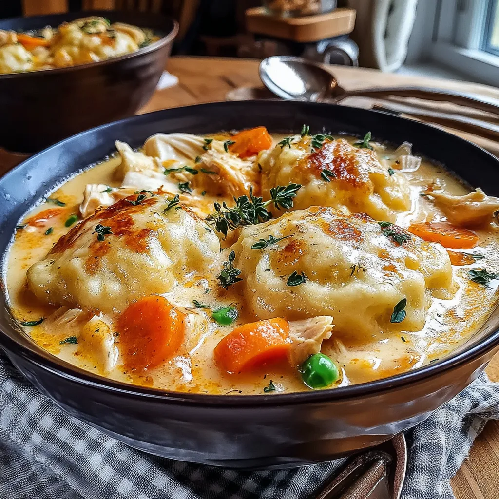 There's something simply heartwarming about a bowl of Cozy Creamy Chicken & Dumpling Stew, especially on a chilly day. This dish wraps you in layers of savory flavors and creamy goodness, making it the ultimate comfort food for any occasion. Whether it’s a family gathering or a quiet night in, this stew brings warmth and satisfaction to the table.