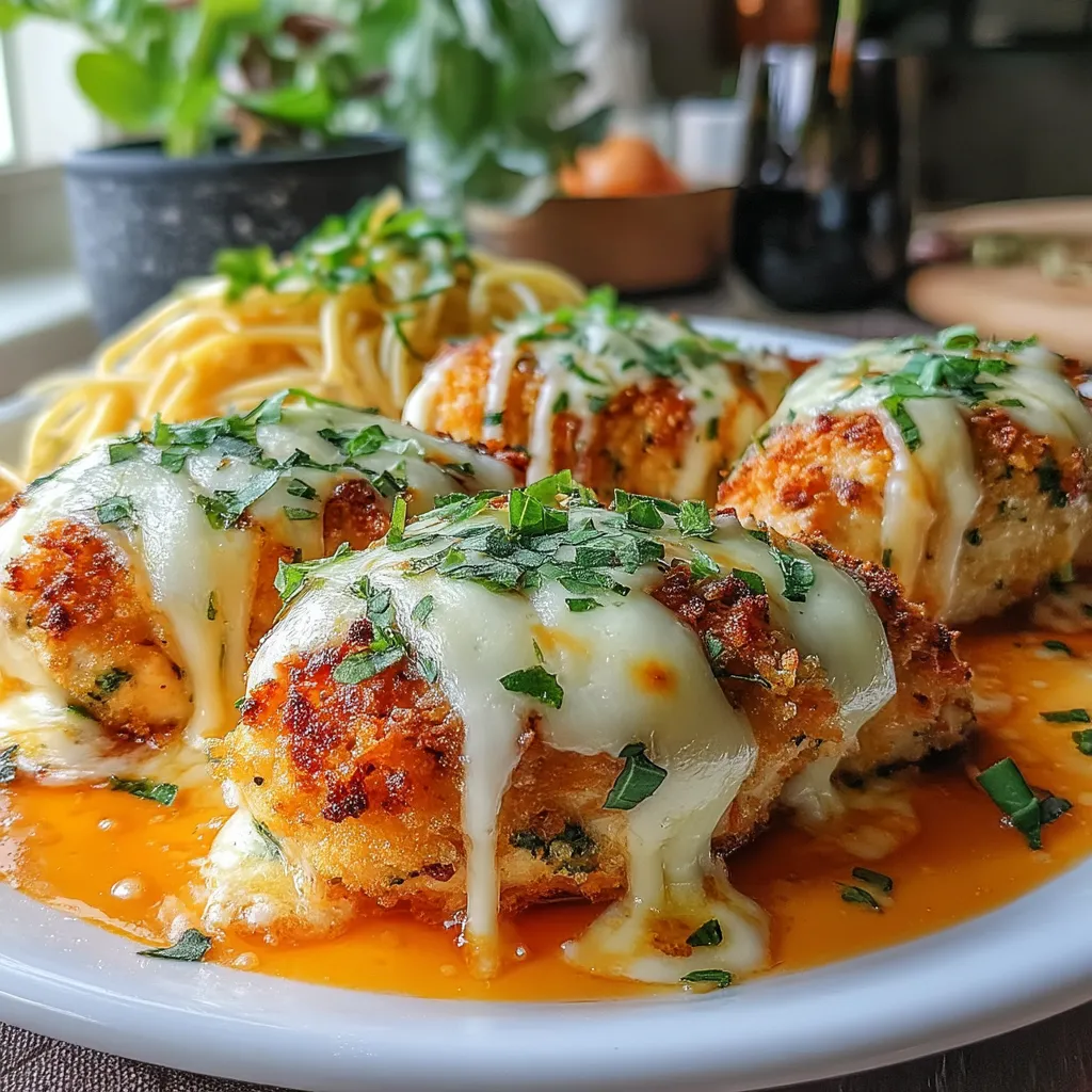 Welcome to the delightful world of Herb-Crusted Baked Chicken Parmesan! This dish combines the comforting essence of traditional chicken Parmesan with a healthier twist, making it perfect for any occasion. With a crispy herb crust that encases tender chicken breasts, this recipe is not just a meal; it's an experience that balances rich flavors with a fresh, vibrant touch.